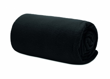 Logo trade promotional merchandise photo of: RPET fleece travel blanket